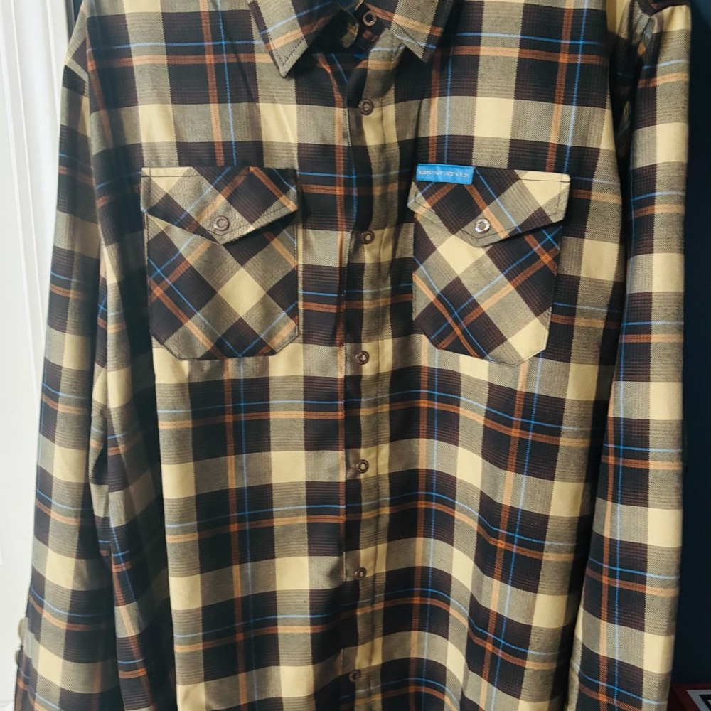 Dixon Warfighter Plaid Button-Up Shirt